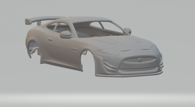 Jaguar xk rs 3D 프린트 모델 .c4d .max .obj .3ds .fbx .stl .blend 
