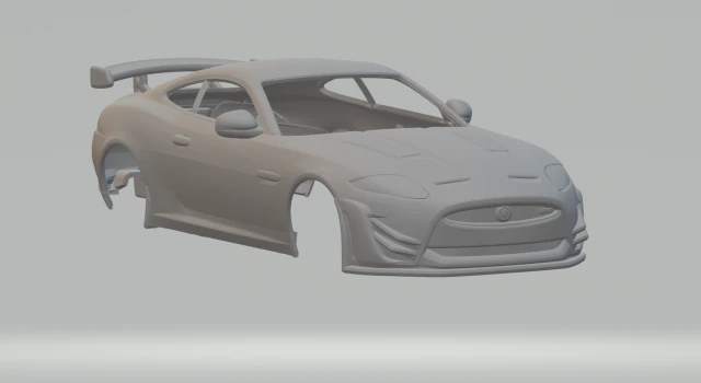 Jaguar xk rs 3D Print Model .c4d .max .obj .3ds .fbx .stl .blend 