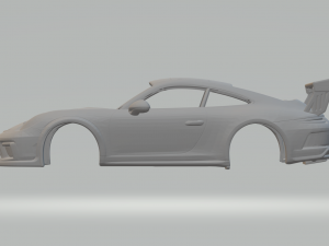 Porsche 911 gt3 cup1 3Dプリントモデル