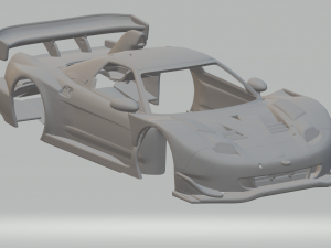 Honda nsx race car 3D-printmodel