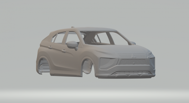 Mitsubishi eclipse 3D-Druckmodell .c4d .max .obj .3ds .fbx .stl .blend 