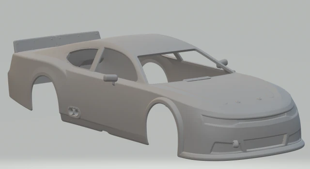 Camaro nascar euro 3D Print Model .c4d .max .obj .3ds .fbx .stl .blend 