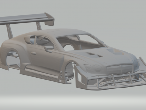 BENTLEY CONTINENTAL GT3 PIKES PEAK 3D Print Model