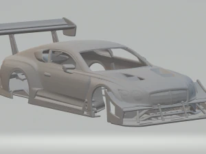 宾利欧陆 GT3 派克峰 3D 打印模型