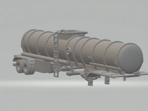 TRAILER GAS TRANSPORT 3D Print Model