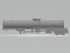 TRAILER GAS TRANSPORT 3D Принт Модель