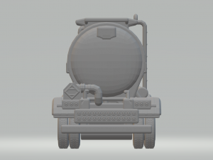 TRAILER GAS TRANSPORT 3D Принт Модель