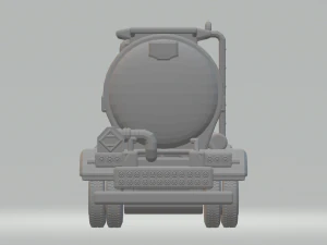 TRAILER GAS TRANSPORT 3D Print Model