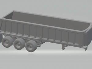 Dump trailer 3D Print Model