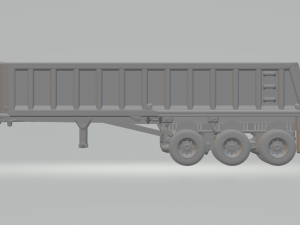 Dump trailer 3D printmodel