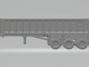 Dump trailer 3D Print Model