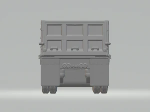 Dump trailer 3D Print Model