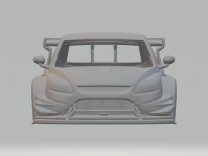 Focus race car 3D Baskı Modeli