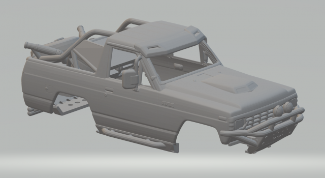 Nissan safari custom Modello di stampa 3D .c4d .max .obj .3ds .fbx .stl .blend