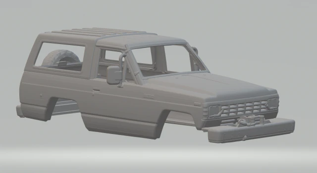 Nissan safari custom 3D Print Model .c4d .max .obj .3ds .fbx .stl .blend