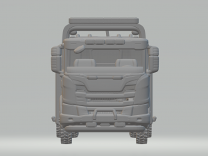Scania xt Heavy Duty Wrecker Tow Truck Modèles 3D en vedette