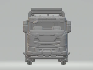 Scania xt Heavy Duty Wrecker Tow Truck 3D Print Model