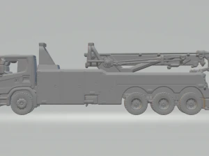 Scania xt Heavy Duty Wrecker Tow Truck 3D Print Model