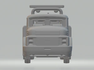 Mercedes benz 1934 Heavy Duty Wrecker Tow Truck 3D Print Model