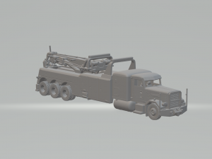 Peterbilt Heavy Duty Wrecker Tow Truck 3D Print Model