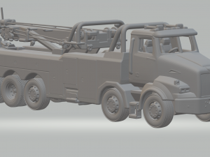 Western star Heavy Duty Wrecker Tow Truck 3D Print Model