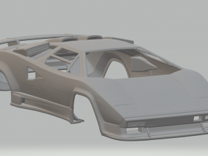 Countach fastach 3D Baskı Modeli