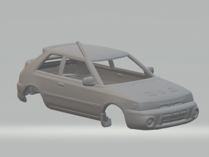 MAZDA 323 HATCH 3Dプリントモデル