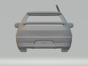 MAZDA 323 HATCH 3D Print Model