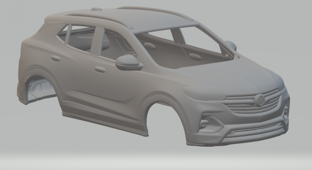 Buick encore 3Dプリントモデル .c4d .max .obj .3ds .fbx .stl .blend 