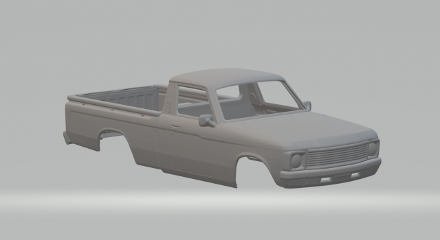 Chevrolet luv 3D Print Model .c4d .max .obj .3ds .fbx .stl .blend 