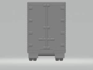 TRAILER BOX YEARS 70 Model Cetak 3D