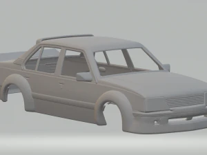 ओपल एस्कोना रेस कार 3D प्रिंट मॉडल