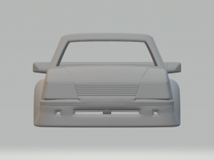 Opel ascona race car 3Dプリントモデル