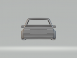 Opel ascona race car 3Dプリントモデル