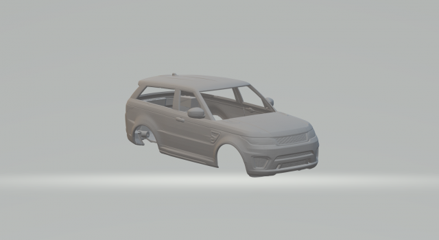 Land rover range rover 3D-printmodel .c4d .max .obj .3ds .fbx .stl .blend 