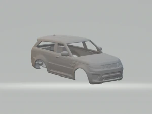 ランドローバー レンジローバー 3Dプリントモデル