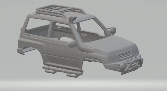 SUZUKI VITARA 3DOORS 3D Print Model .c4d .max .obj .3ds .fbx .stl .blend