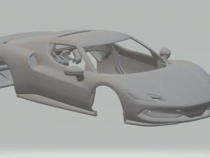 Ferrari 296 Modelo de impresión 3D