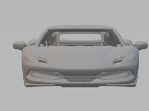 Ferrari 296 Modèles 3D en vedette