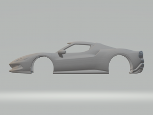 Ferrari 296 Modèles 3D en vedette