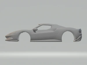 Ferrari 296 3D Print Model