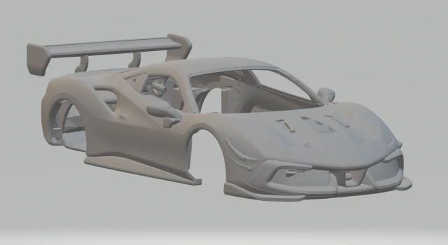 Hyundai i30tcr 3D Print Model .c4d .max .obj .3ds .fbx .stl .blend