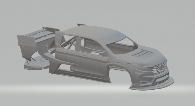 Honda ridgeline 3D Print Model .c4d .max .obj .3ds .fbx .stl .blend 