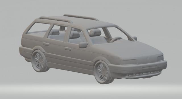 Vw passat variant custom Modelo de impresión 3D .c4d .max .obj .3ds .fbx .stl .blend 