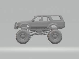 Toyota land cruiser monster Modelo de impresión 3D