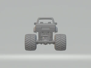 Toyota land cruiser monster 3D Print Model