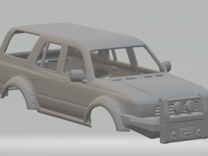 Toyota land cruiser 3D Baskı Modeli