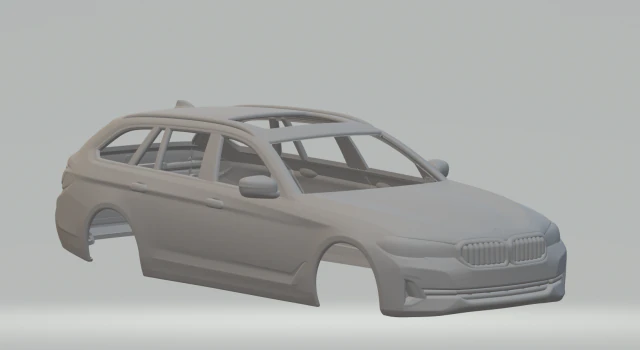 530i 3D Print Model .c4d .max .obj .3ds .fbx .stl .blend 