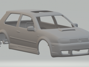 Golf r32 Modelo de Impressão 3D