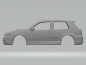 Golf r32 3D-printmodel